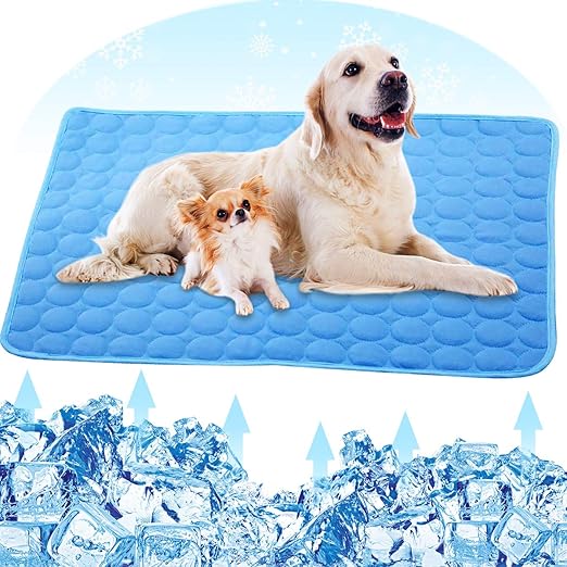 Amazon.com : PETPLUS Dog Cooling Mat, Pet Cooling Pads for Dogs - Dog Mats  Dog Accessories Dog Cooling Vest to Help Your Pet Stay Cool - Avoid  Overheating, Ideal for Home &